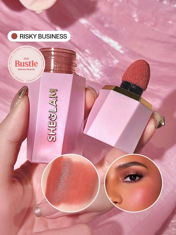 Sheglam Color Bloom Liquid blush-Risky Business
