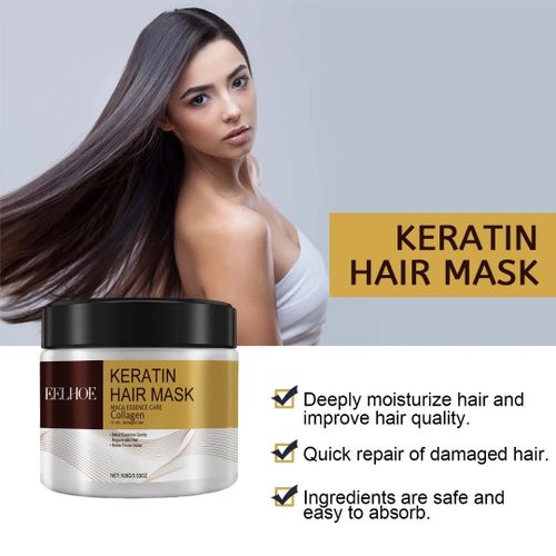 Keratin Hair Treatment Mask For Smooth & Shine Hair