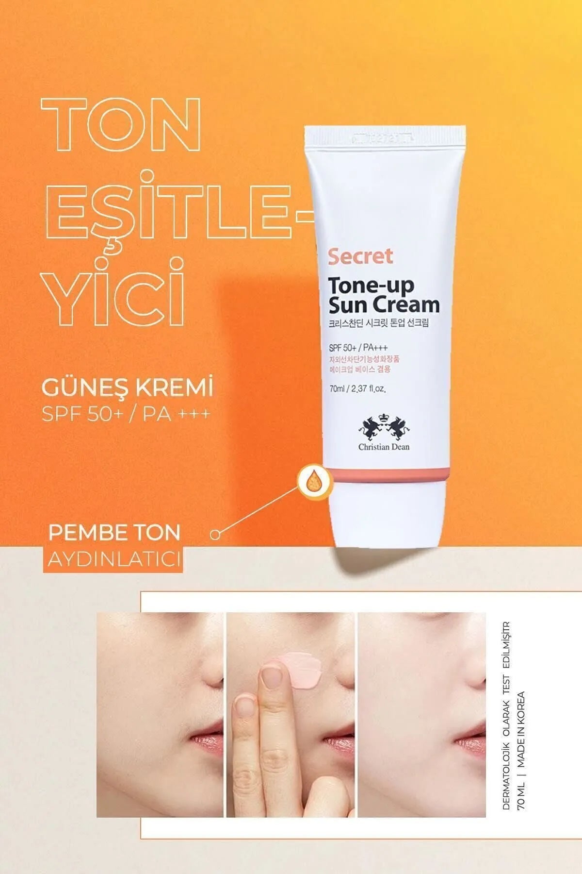 Korean Secret Tone Up sun cream