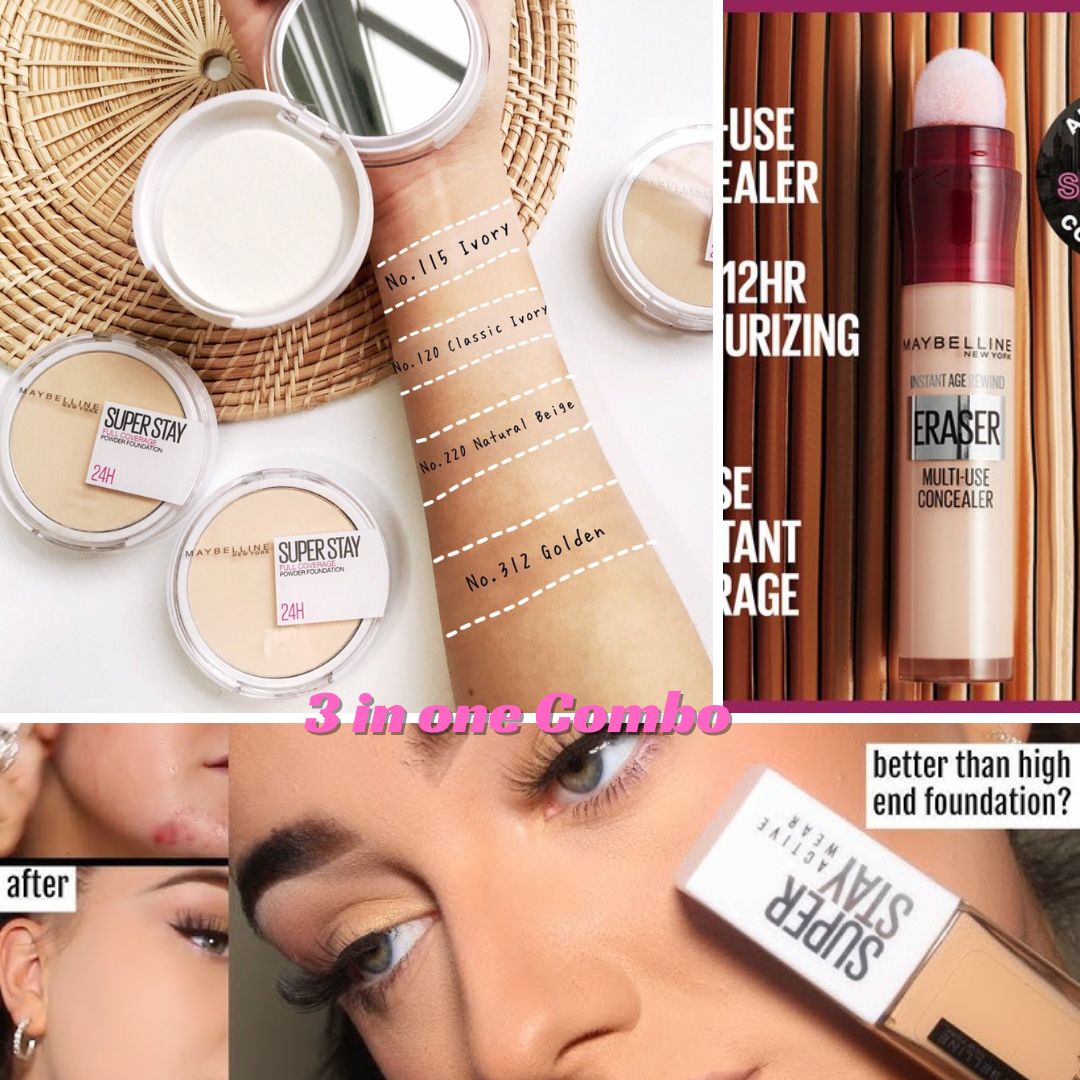 কম্বো প্যাক-Maybelline Super Stay All-in-One Combo