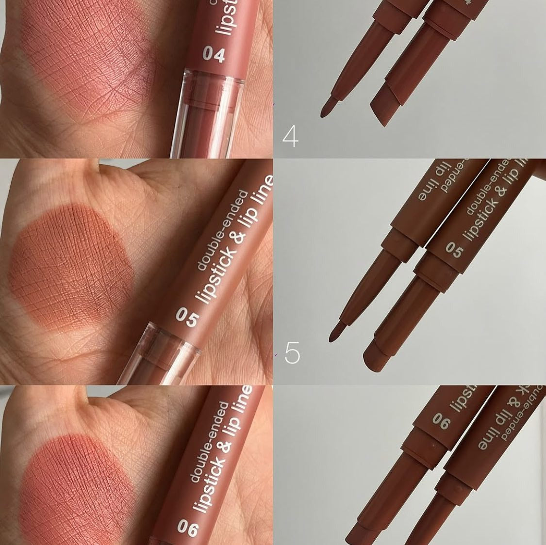 Dragon Ranee 12Pcs Nude+Deep Matte Velvet Lipstick + Lip Liner and Lipstick-12Pcs Nude+Deep Shade