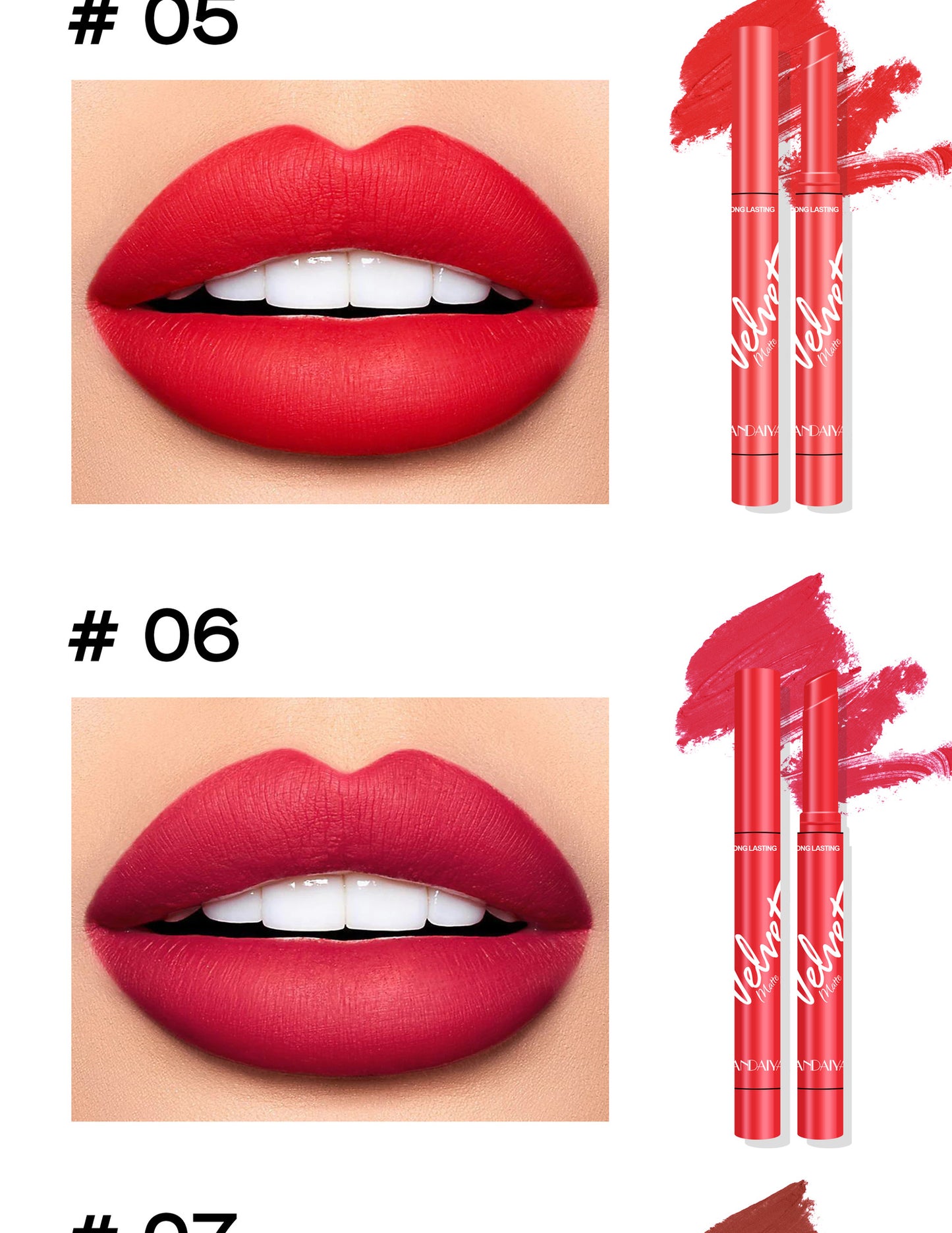 8 Colors Velvet Matte Lip Stick