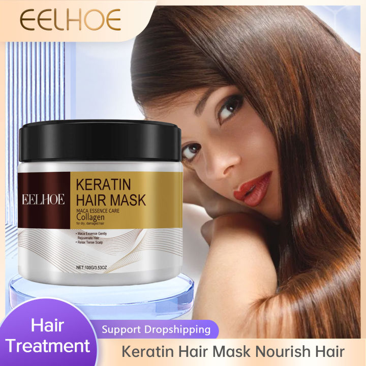 Keratin Hair Treatment Mask For Smooth & Shine Hair