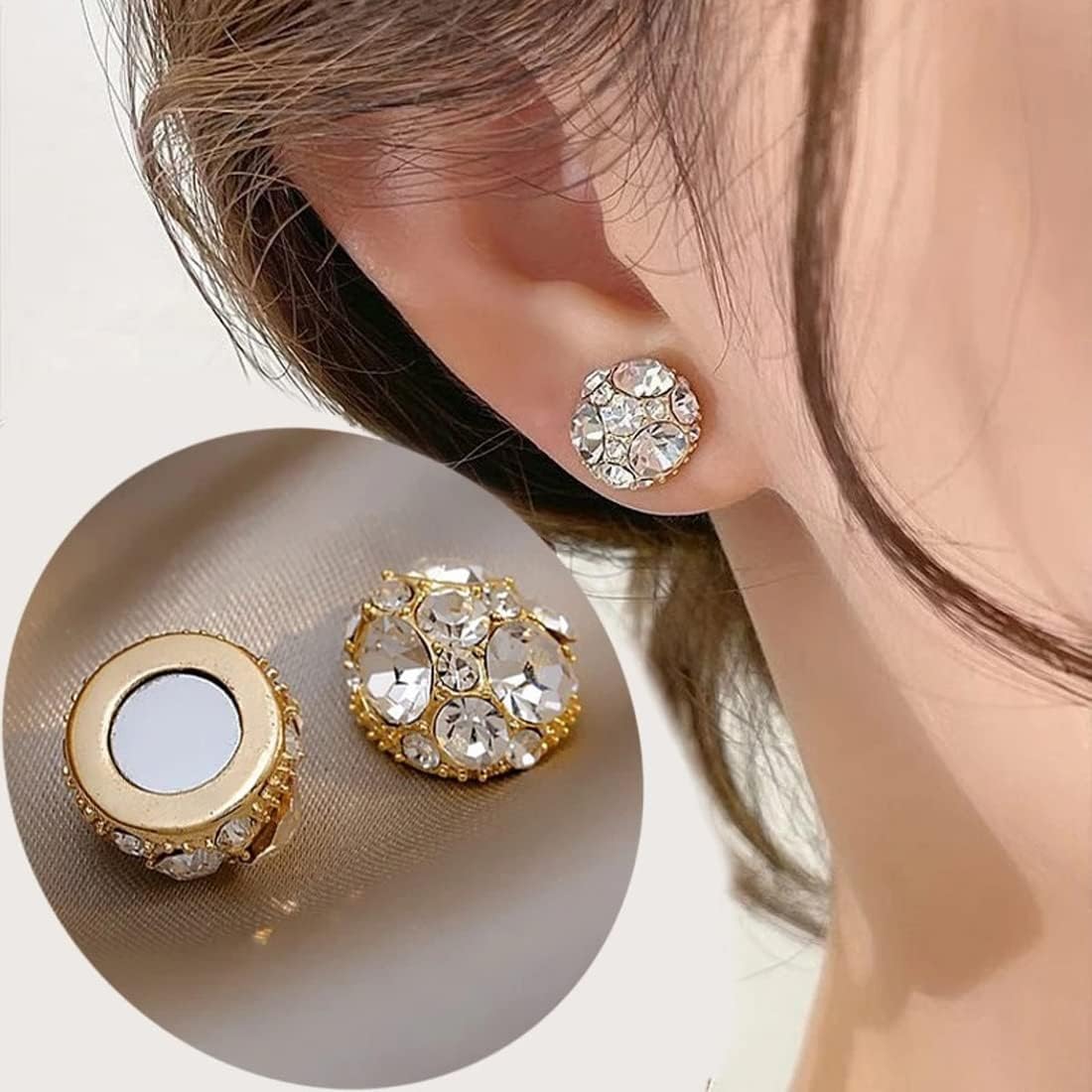 Magnetic Non-pierced Earrings -1 Pair