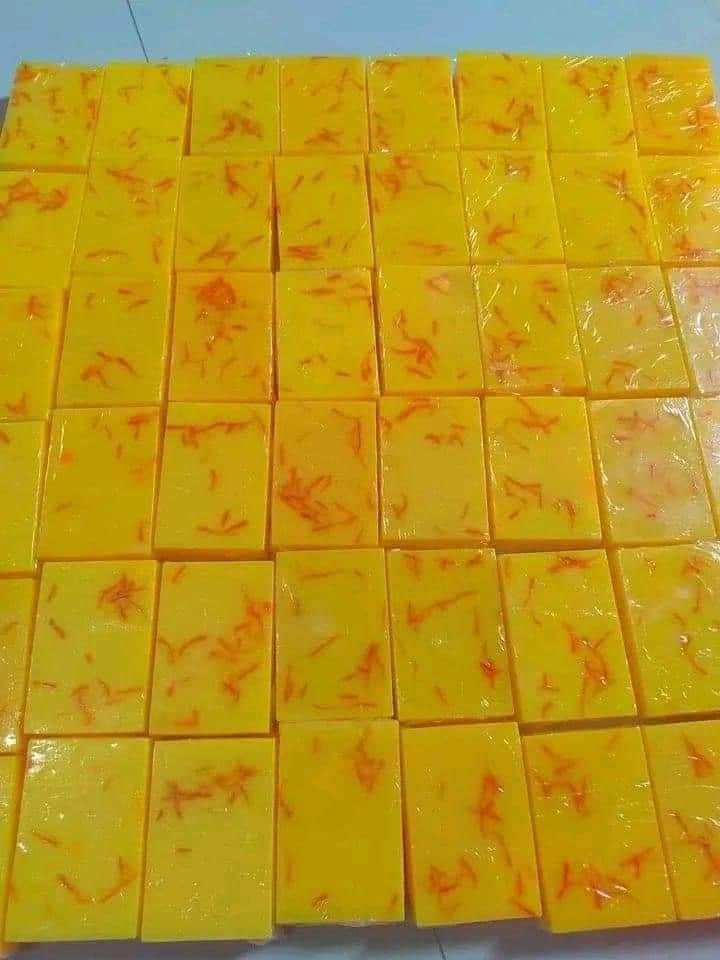 ( ১ পিস ) Saffron Goat Milk Handmade Soap