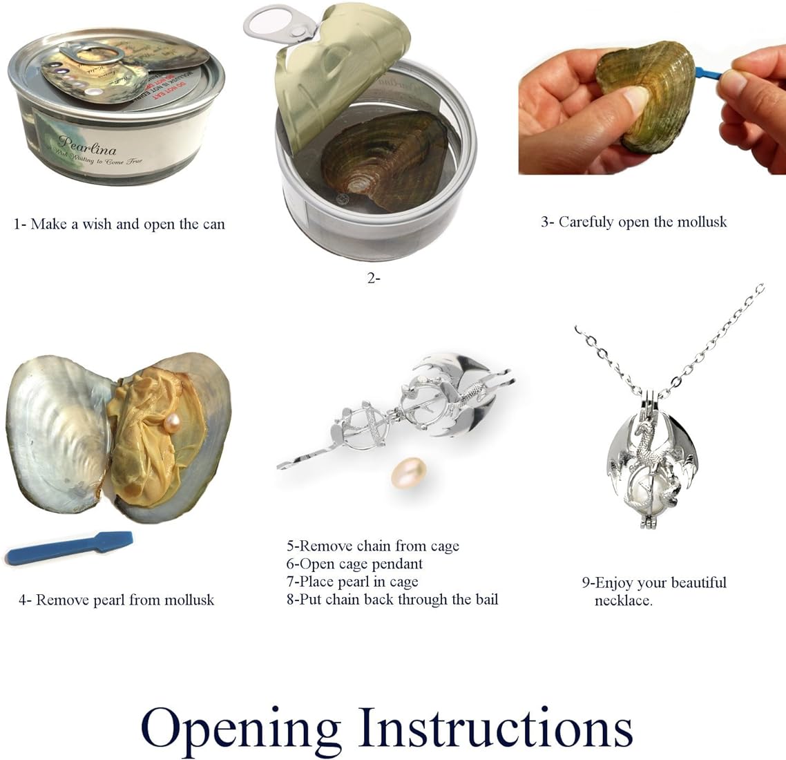 Wish Pearl Necklace Kit Innovative