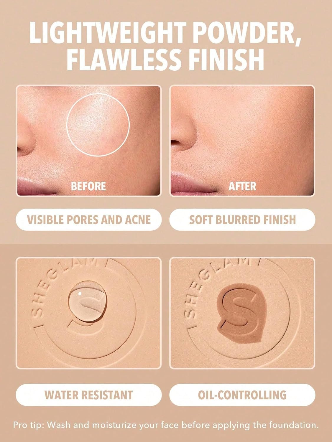 Sheglam Skin Focus Full Coverage Powder Foundation-Nude-Shade-03