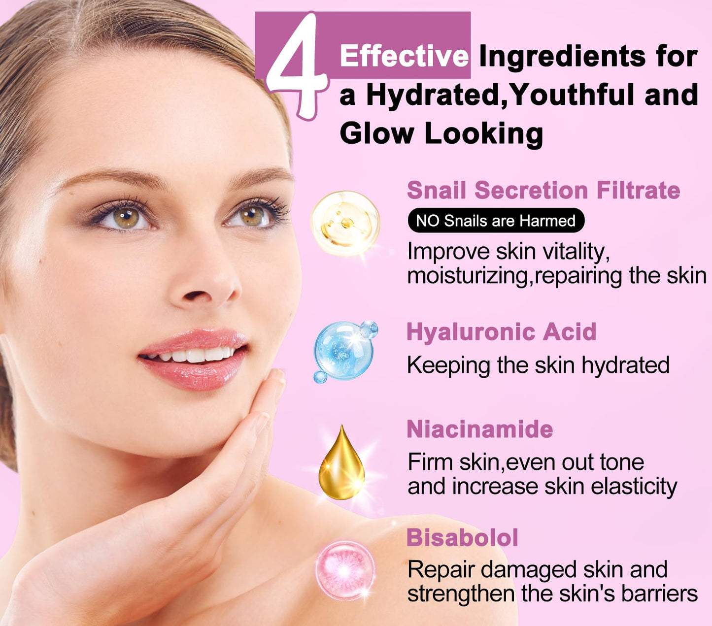 Cosrx All About Snail Kit(Gel Cleanser 20ml,Essence 30ml,Eye Cream 5ml & 92 Cream 20g)
