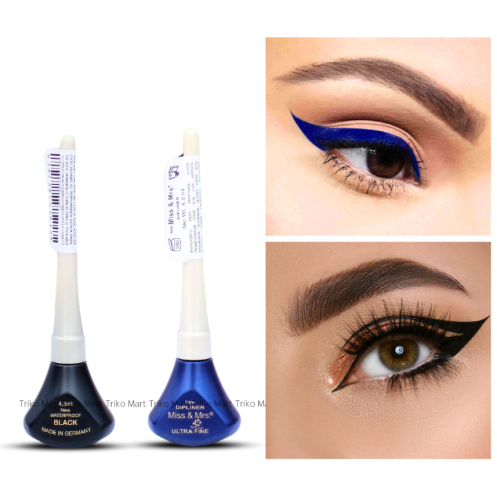 (Black+Blue Combo Color)Miss & Mrs. Ultra-Fine Dipliner
