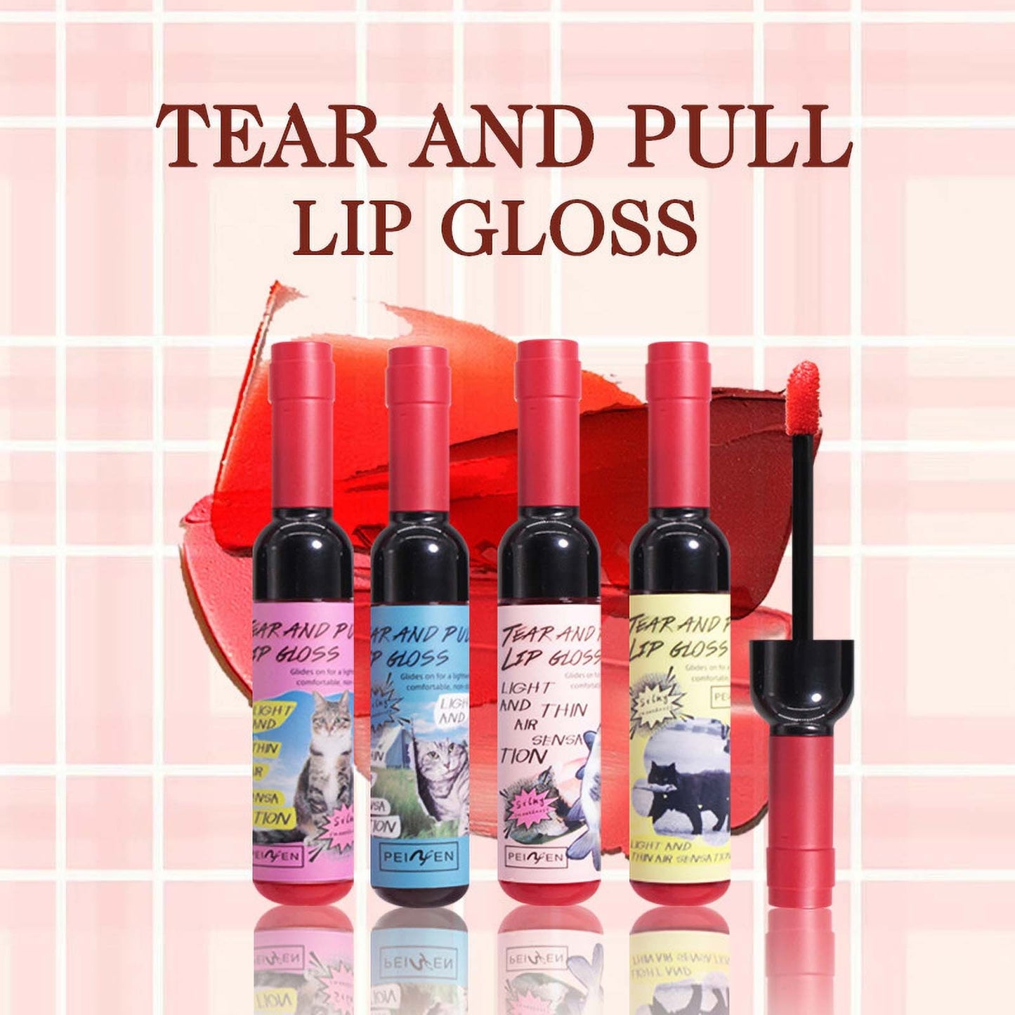 Wine Lip Tint-8 pcs set