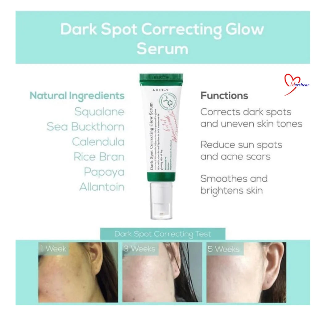 50ml-(১০০%কোরিয়ান প্রোডাক্ট)- AXIS-Y Dark Spot Correcting Glow Serum