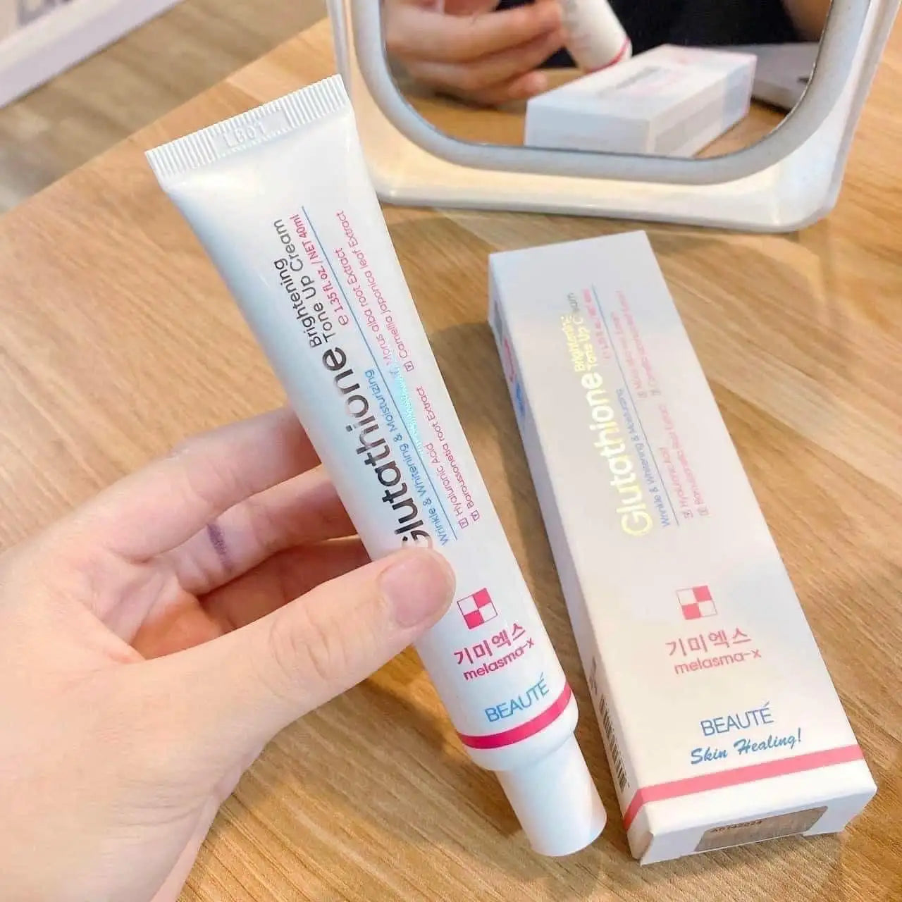 Korean Glutathione Brightening Tone Up Cream