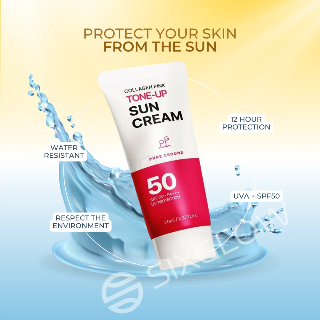 Day cream + sunscreen- Sun Cream SPF50+ UV Protection 70ML