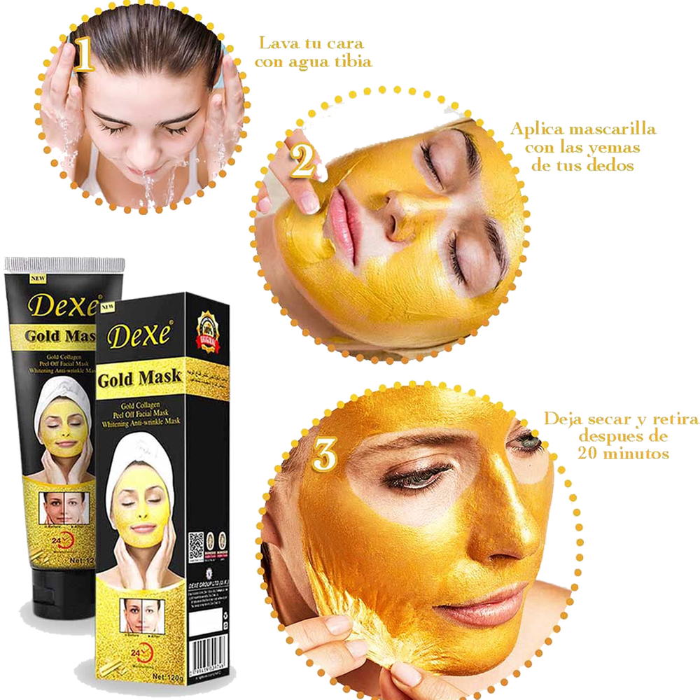 Dexe Gold Collagen Peel Off Mask