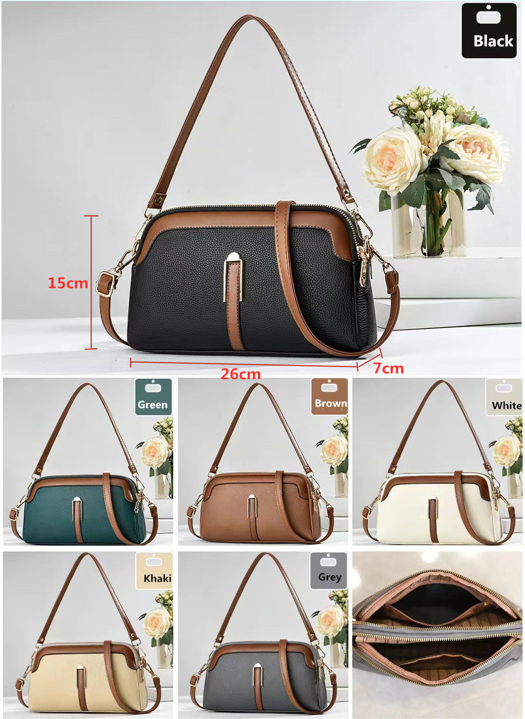 Ladies Women's Hand Bags-Off White