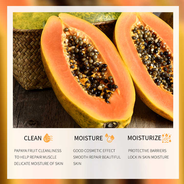 BIOAQUA Papaya Cleansing Cleanser-2pcs+২পিচ ফ্রি