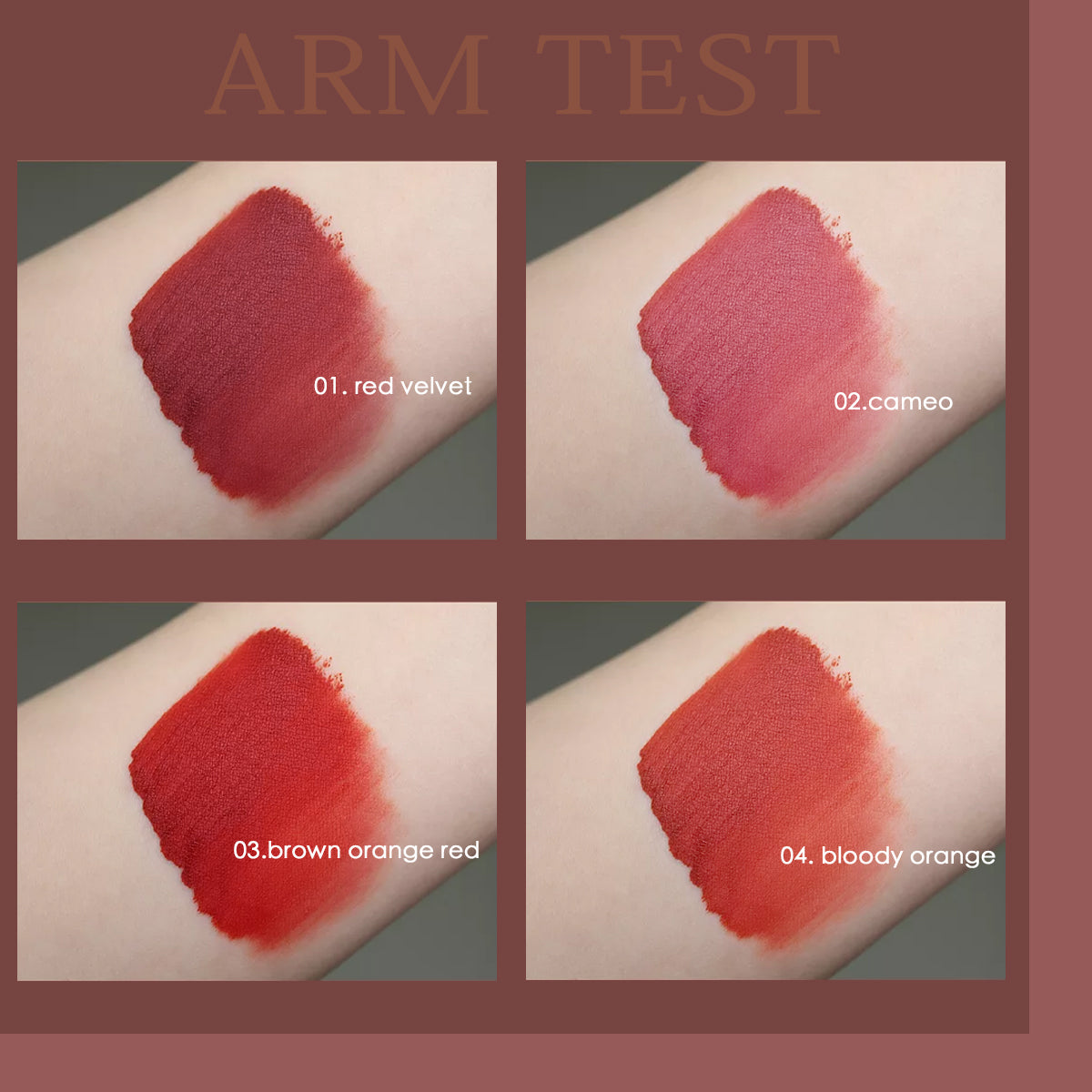 Heng Fang লিপ মেকআপ টুল Wonderful Smoke Tube Lipsticks