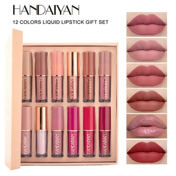 Handaiyan 12 Color Matte Liquid Lipstick