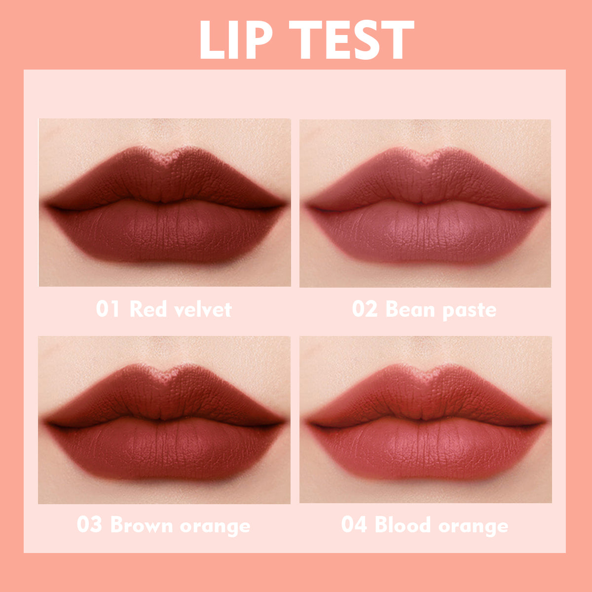 Heng Fang লিপ মেকআপ টুল Wonderful Smoke Tube Lipsticks