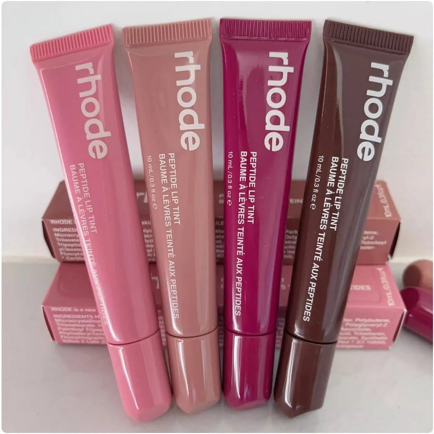 2 Color Combo-Rhode Peptide Lip Tin-Raspberry Jelly+Toast