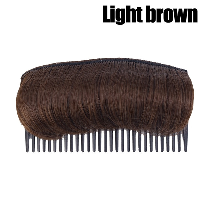 ২ পিচ ডার্কব্রাউন কালার-Invisible Fluffy Hairs Pad-2pcs-Dark Brown Color