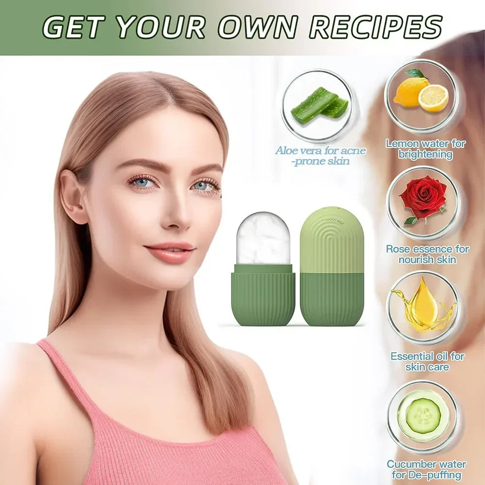Ice Facial Silicone Roller-2 PCS