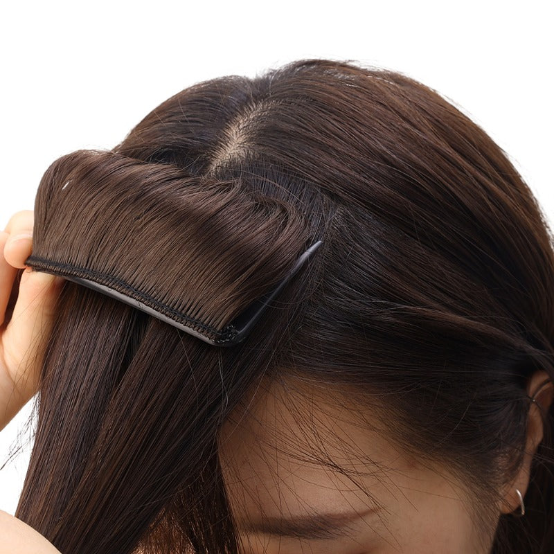 ২ পিচ ডার্কব্রাউন কালার-Invisible Fluffy Hairs Pad-2pcs-Dark Brown Color