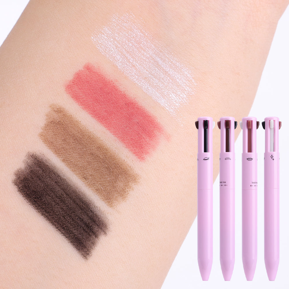 Waterproof Multifunctional Glitter Highlighter Eyeshadow Pencil