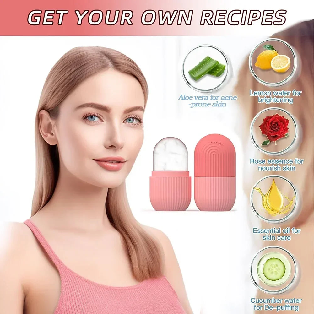 Ice Facial Silicone Roller-2 PCS