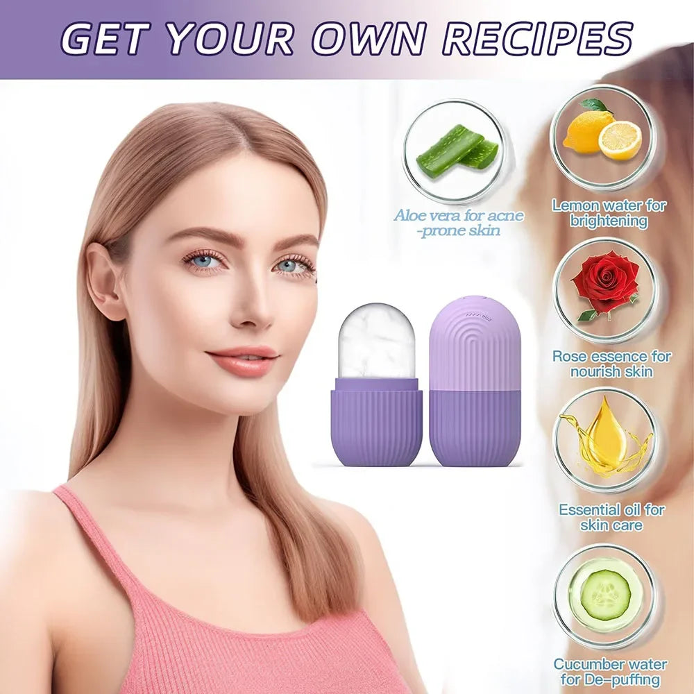 Ice Facial Silicone Roller-2 PCS