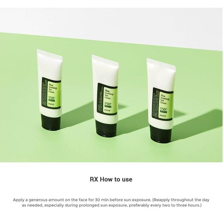 COSRX Aloe Soothing Sun Cream SPF50+ PA+++