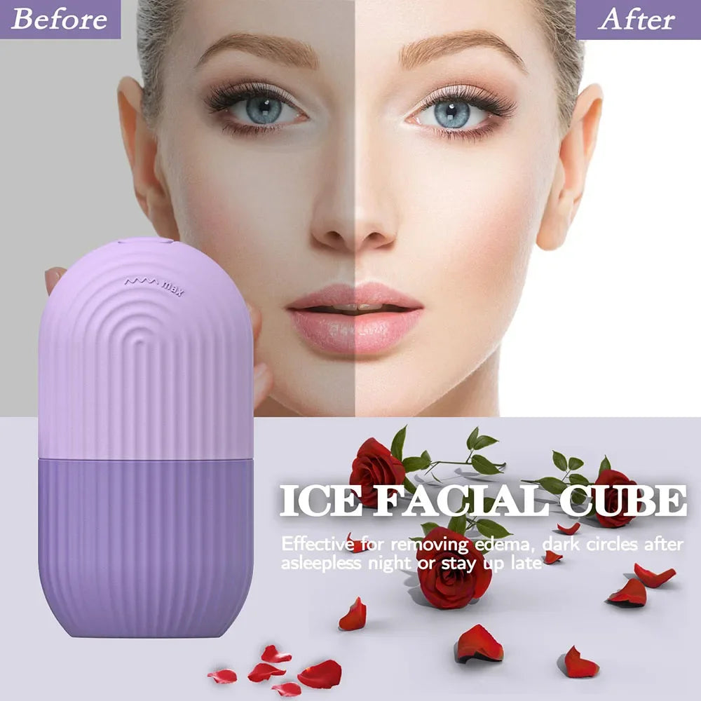 Ice Facial Silicone Roller-2 PCS