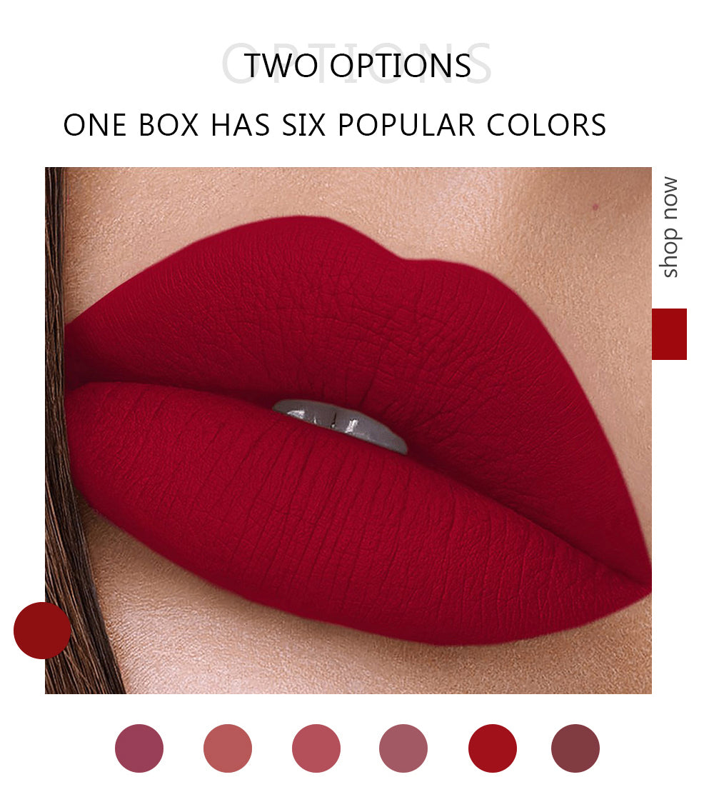 Handaiyan 6 Color Matte Liquid Lipstick