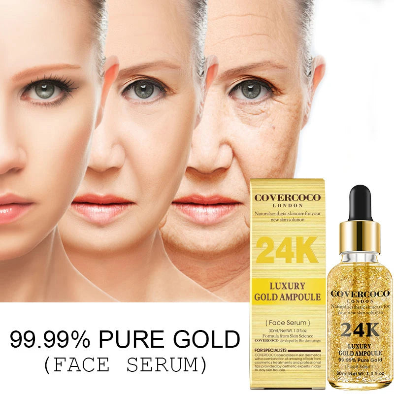 ৩ পিসের সেট-Covercoco 24K Gold Serum