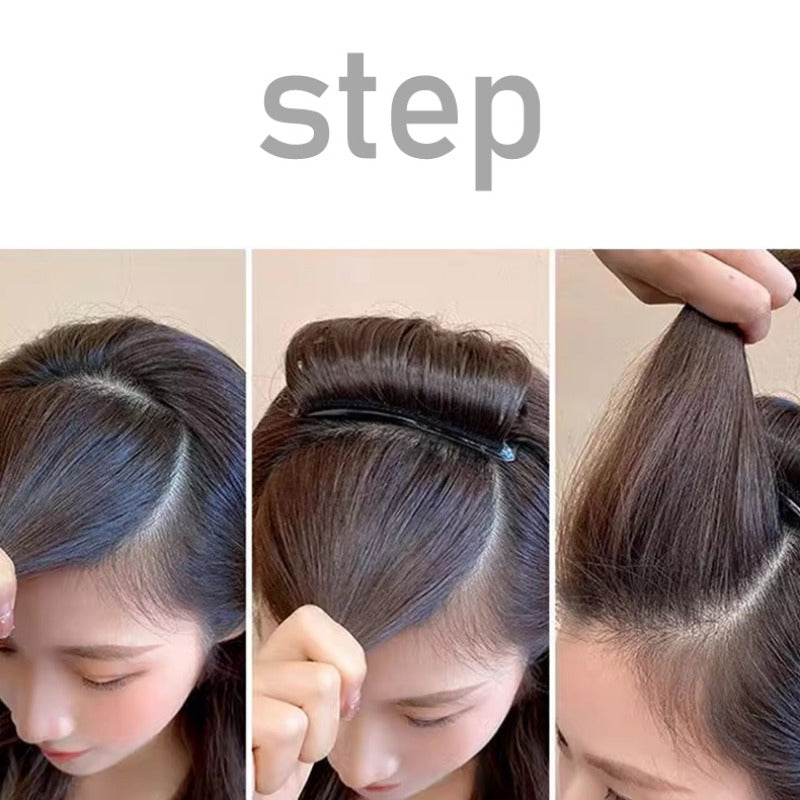 ২ পিচ ডার্কব্রাউন কালার-Invisible Fluffy Hairs Pad-2pcs-Dark Brown Color
