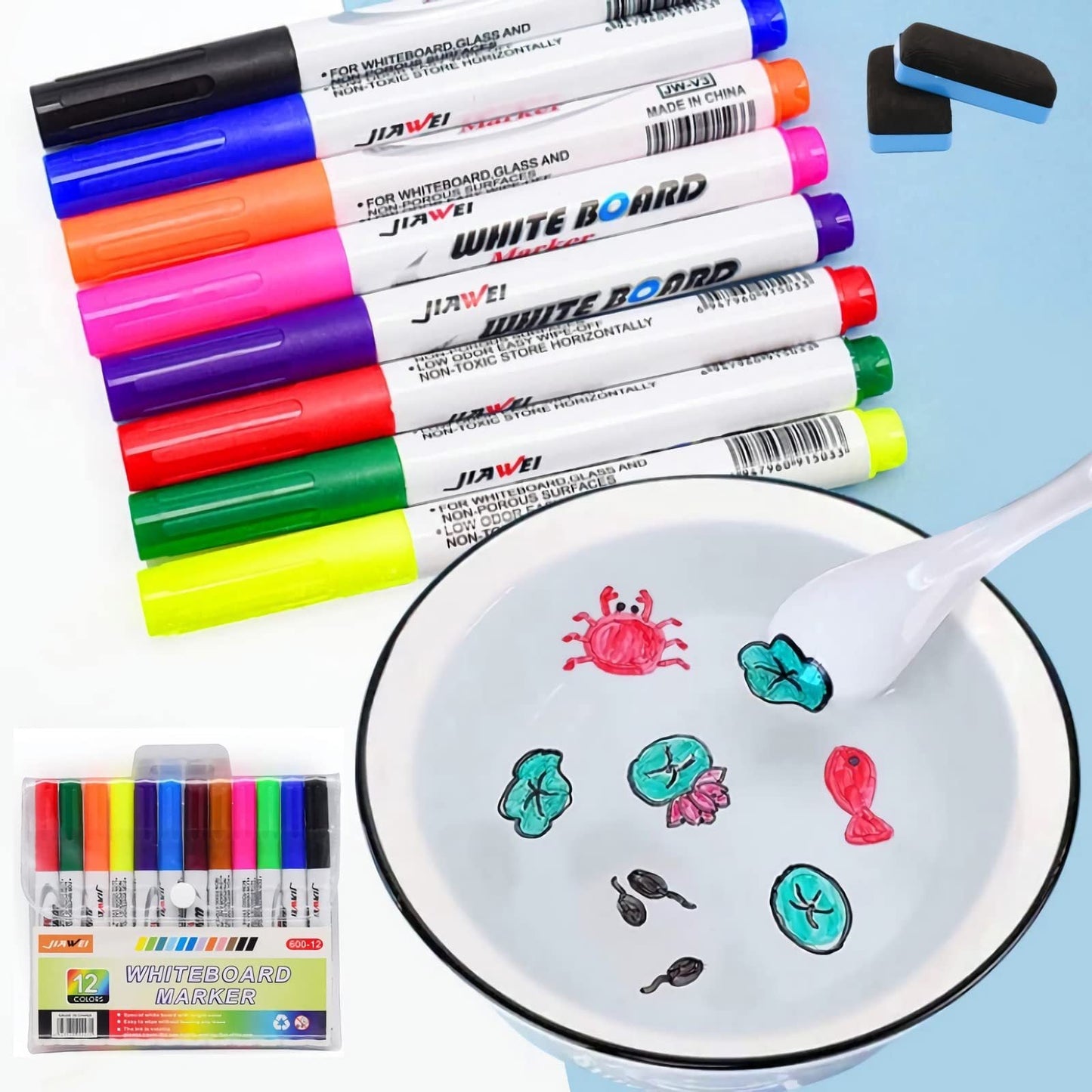 Water Floating Pens-12 pcs