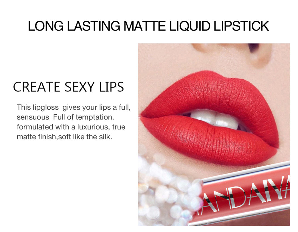 Handaiyan 6 Color Matte Liquid Lipstick