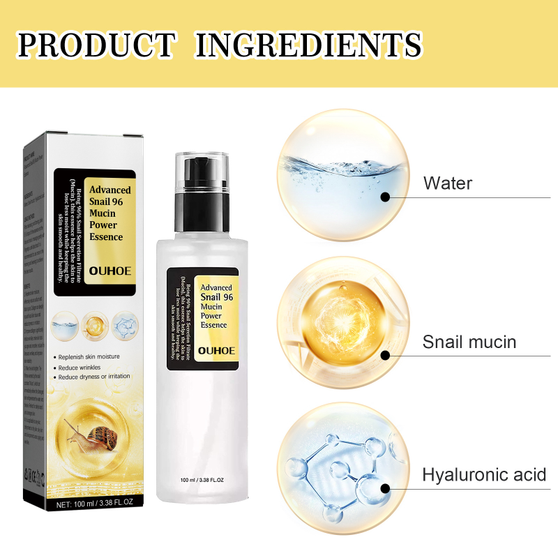 ৯৬% খাঁটি স্নেইল-OSRX Advanced Snail Mucin 96% Power Repairing Essence