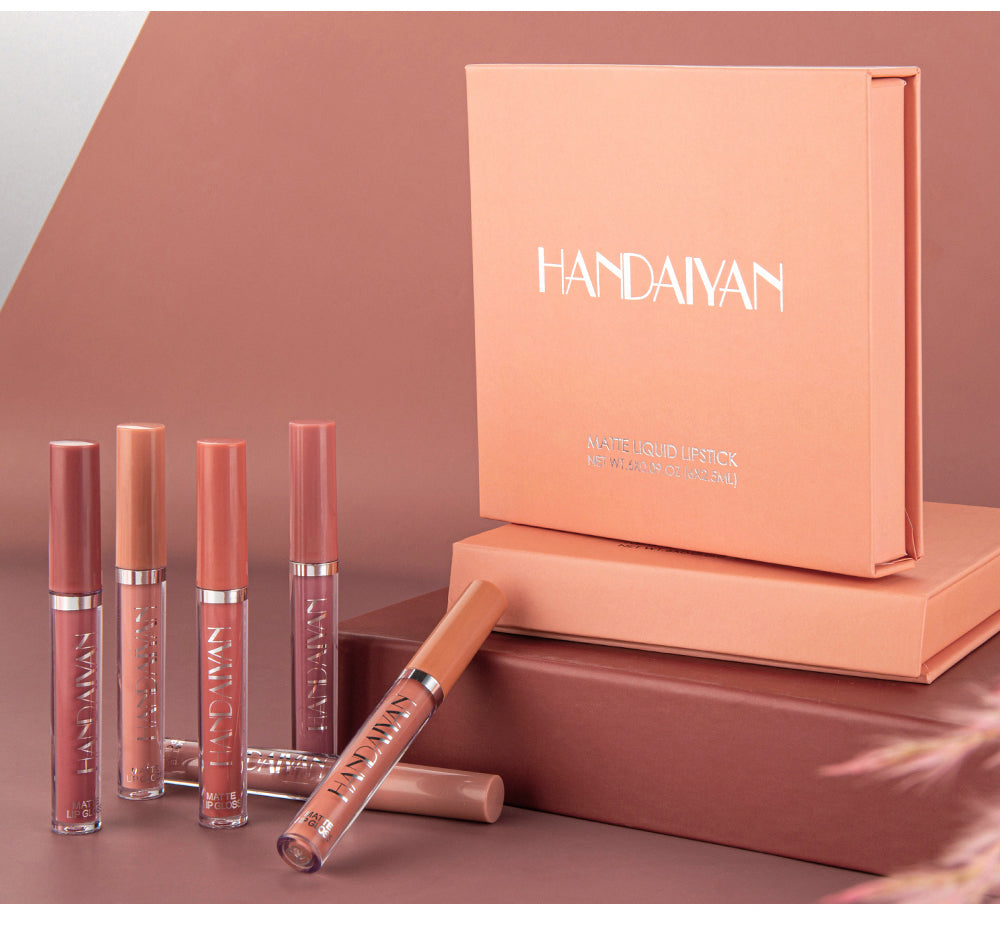 Handaiyan 6 Color Matte Liquid Lipstick