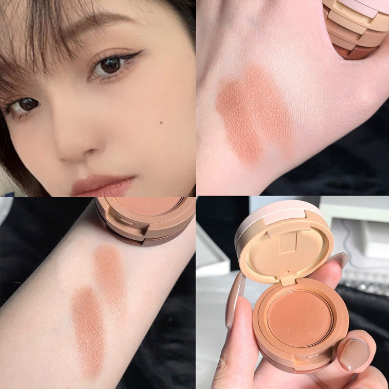 (শেড # ০২ ) 3 in 1 Matte Highlighter Blush Eyeshadow