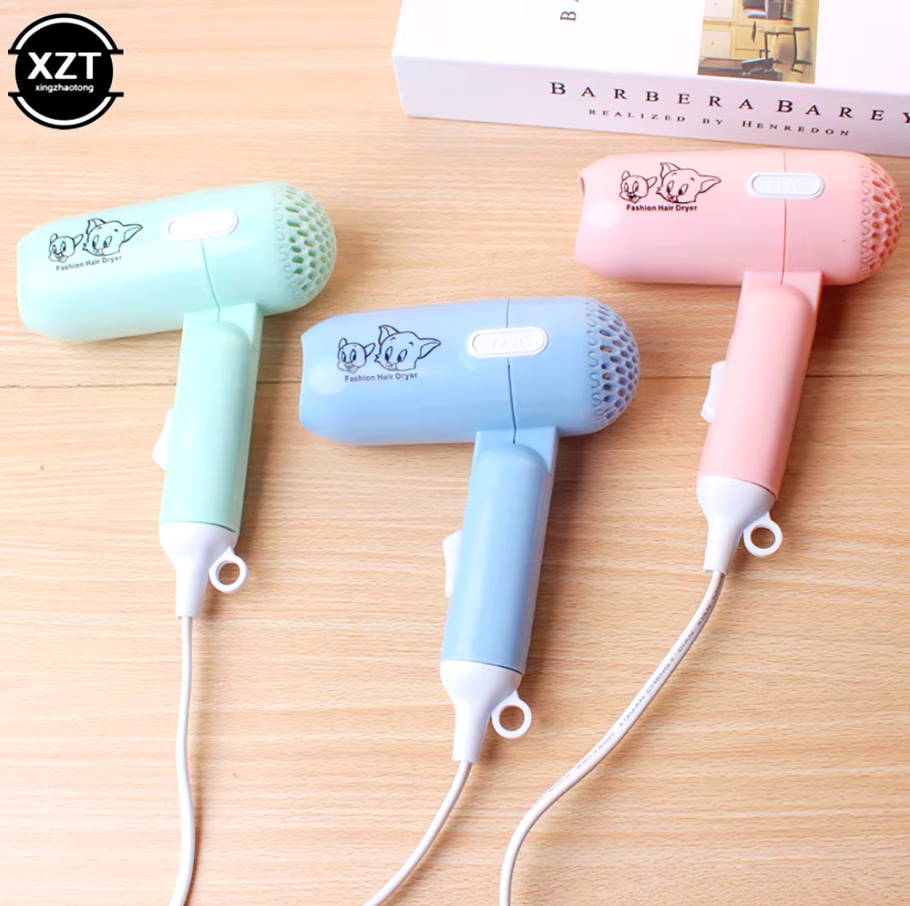 (পেস্ট কালার) Two-Speed Wind Mini Hair Dryer