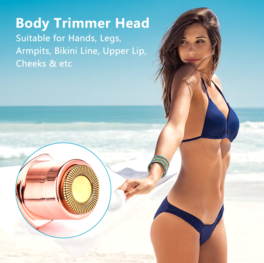 2 in 1 Rechargeable Electric Eyebrow Trimmer
