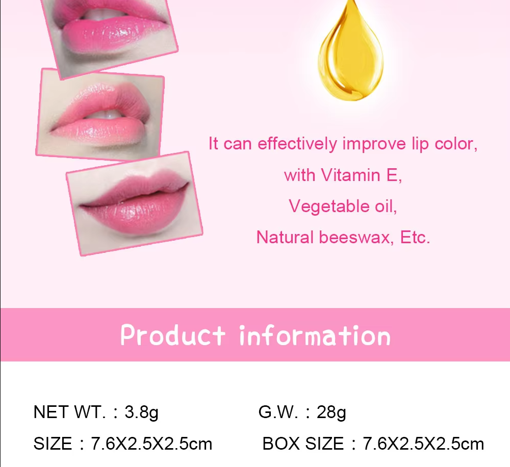 ( ৬ পিসের সেট ) Jelly Dried Flower Color Changing Lip Balm