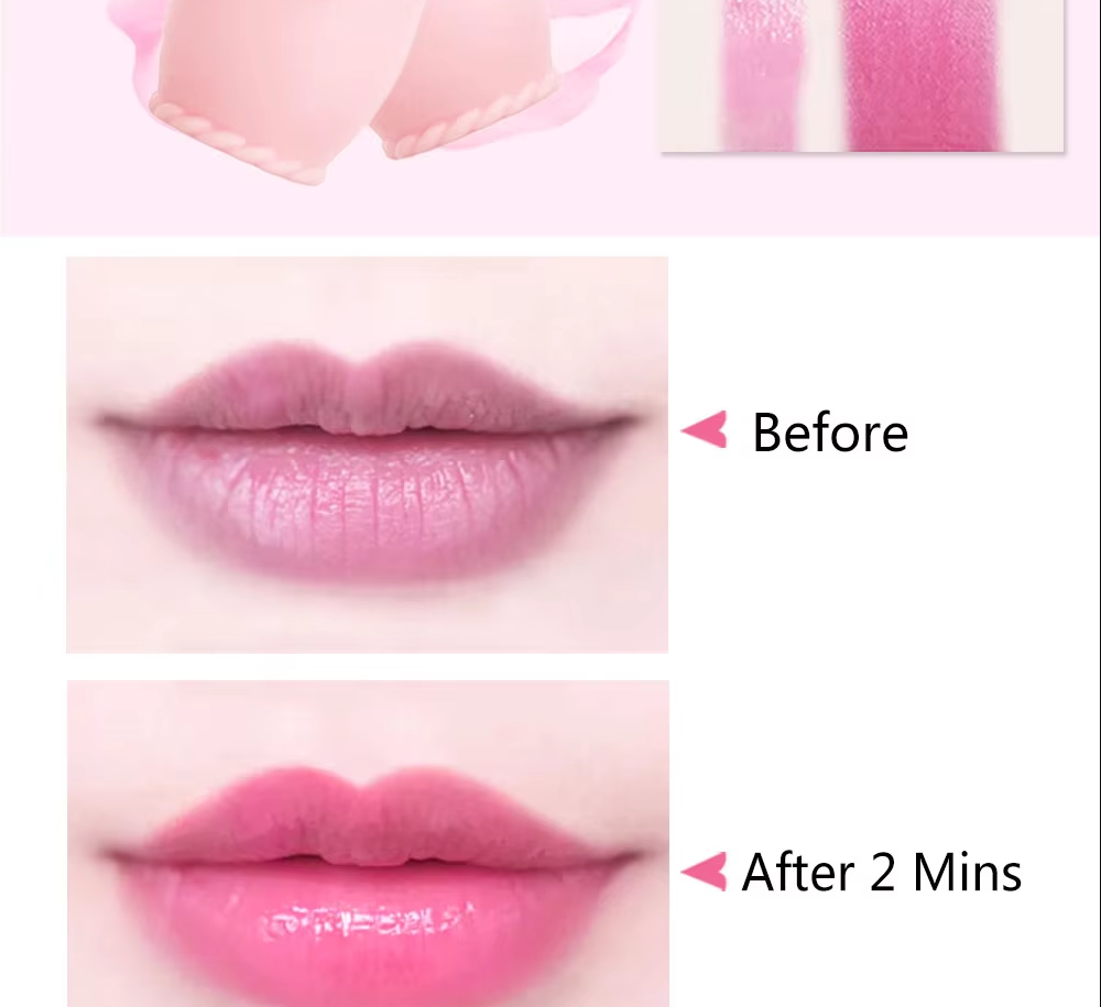( ৬ পিসের সেট ) Jelly Dried Flower Color Changing Lip Balm