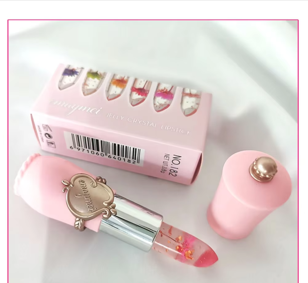 ( ৬ পিসের সেট ) Jelly Dried Flower Color Changing Lip Balm