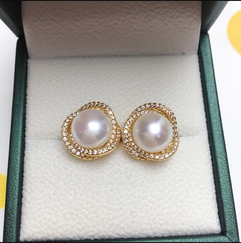 এক সেটেই Necklace, Earrings & Ring!"Bird's Nest Pearl Jewelry Set