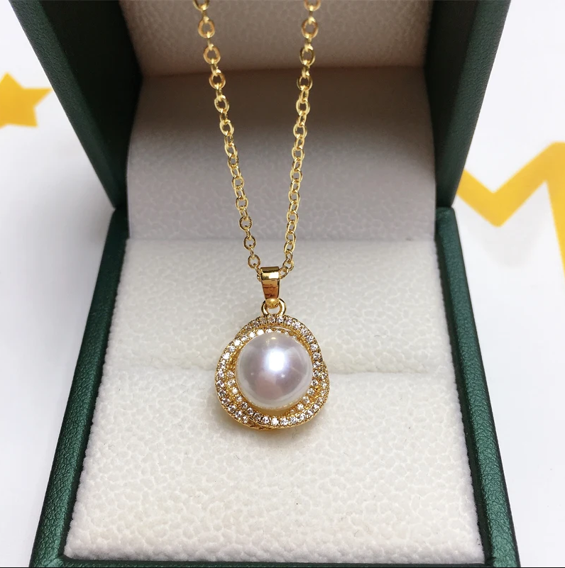 এক সেটেই Necklace, Earrings & Ring!"Bird's Nest Pearl Jewelry Set