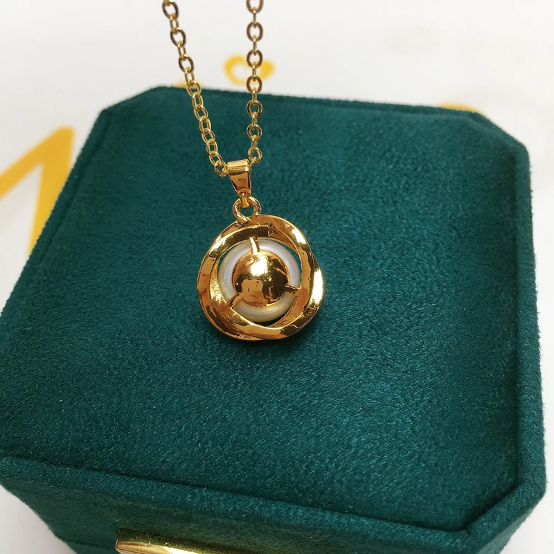 এক সেটেই Necklace, Earrings & Ring!"Bird's Nest Pearl Jewelry Set