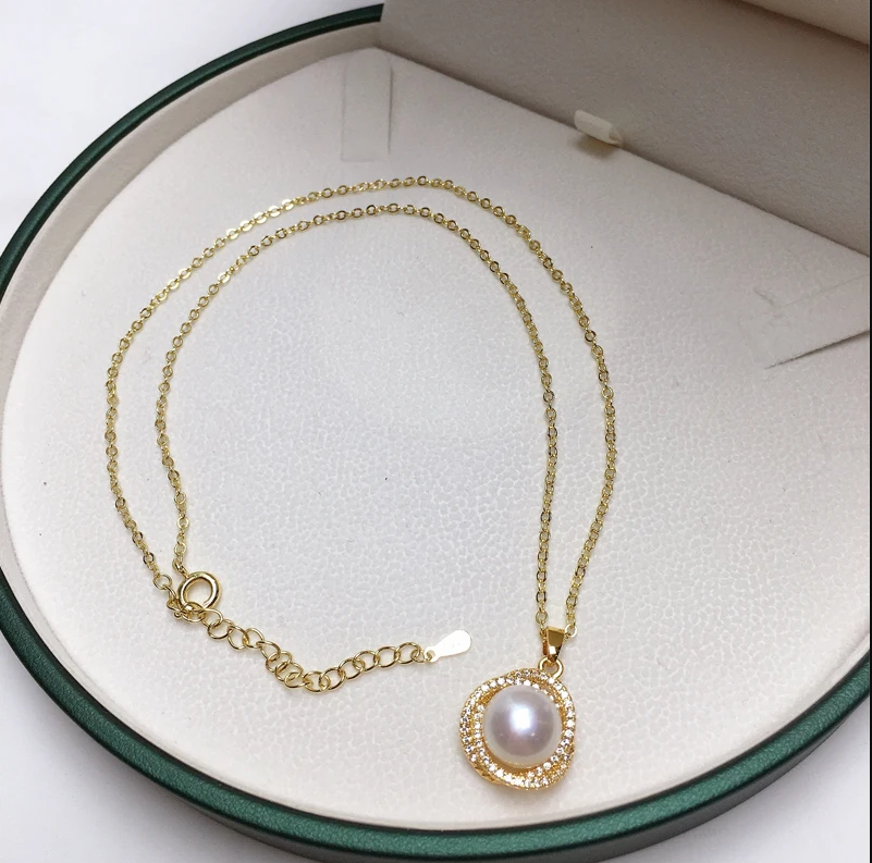 এক সেটেই Necklace, Earrings & Ring!"Bird's Nest Pearl Jewelry Set