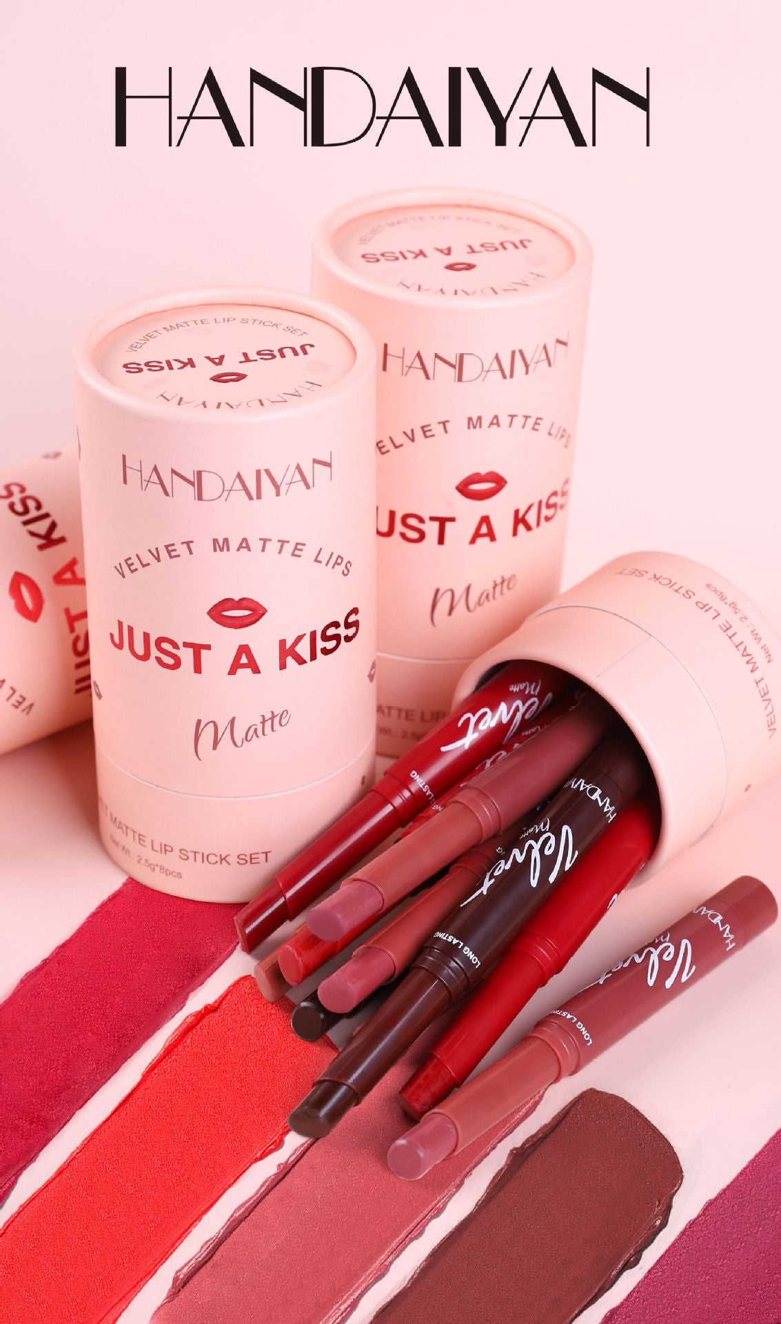 8 Colors Velvet Matte Lip Stick